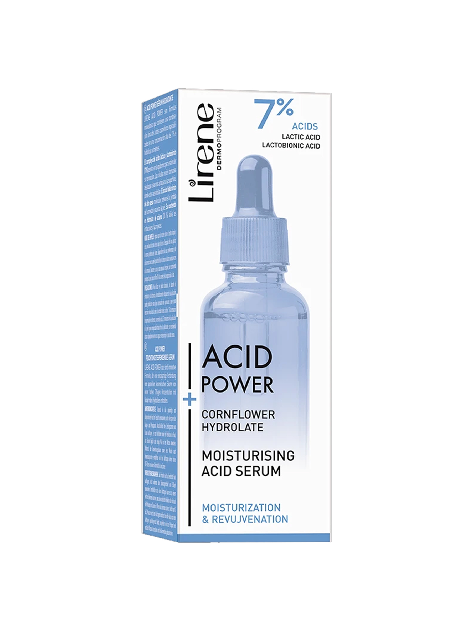 Lirene ACID POWER Moisturising serum with LACTIC AND LACTOBIONIC ACIDS 30 ml