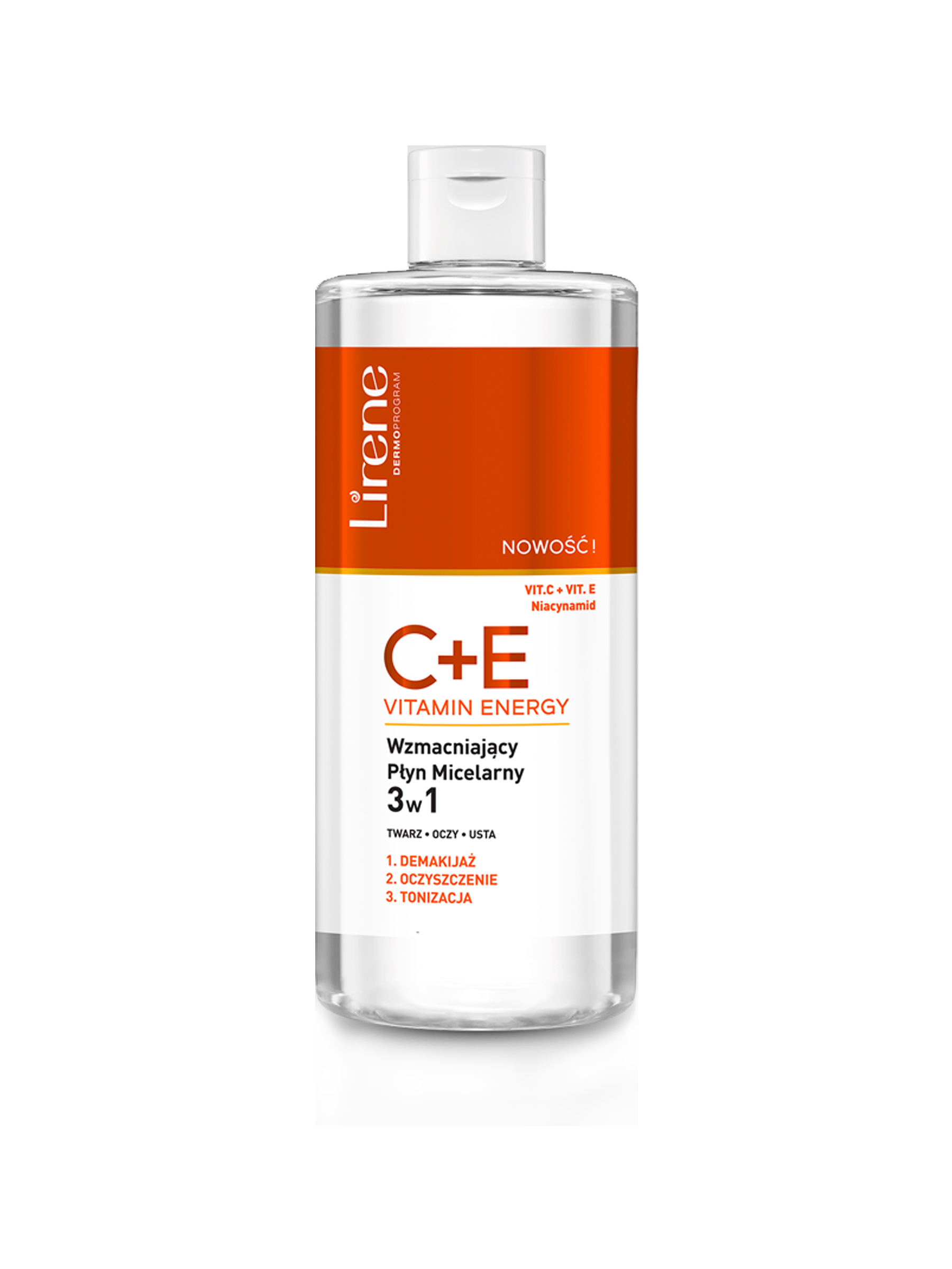 Lirene C E VITAMIN ENERGY Strengthening micellar water 3in1 400 ml