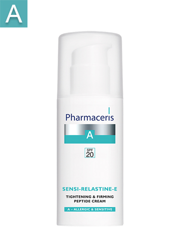 PHARMACERIS A TIGHTENING & FIRMING PEPTIDE CREAM  SENSI-RELASTINE-E 50 ML