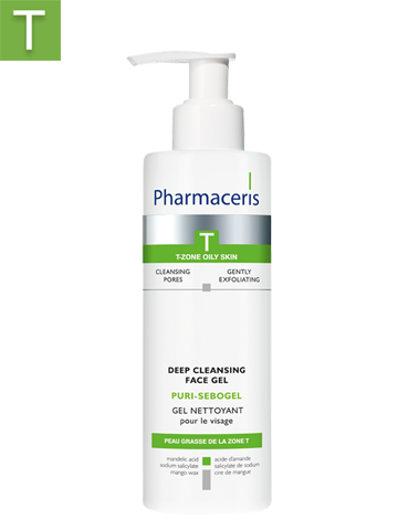 PHARMACERIS T ANTIBACTERIAL GEL WASH T FOR THE FACE  PURI-SEBOGEL 190 ML