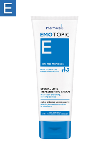 EMOTOPIC  SPECIAL LIPID-REPLENISHING CREAM FOR FACE AND BODY MICROCRACK-PREVENTING, REDUCING ITCHINESS 75 ML