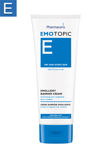 EMOTOPIC  EMOLLIENT BARRIER CREAM FOR FACE AND BODY, FOR HANDS, ELBOWS, KNEES 75 ML
