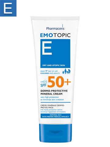 NEWNESS EMOTOPIC  DERMO-PROTECTIVE MINERAL CREAM SPF 50  VERY HIGH PROTECTION TO MINIMIZE SKIN IRRITATION 75 ML
